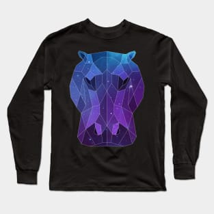 Galaxy Hippo Long Sleeve T-Shirt